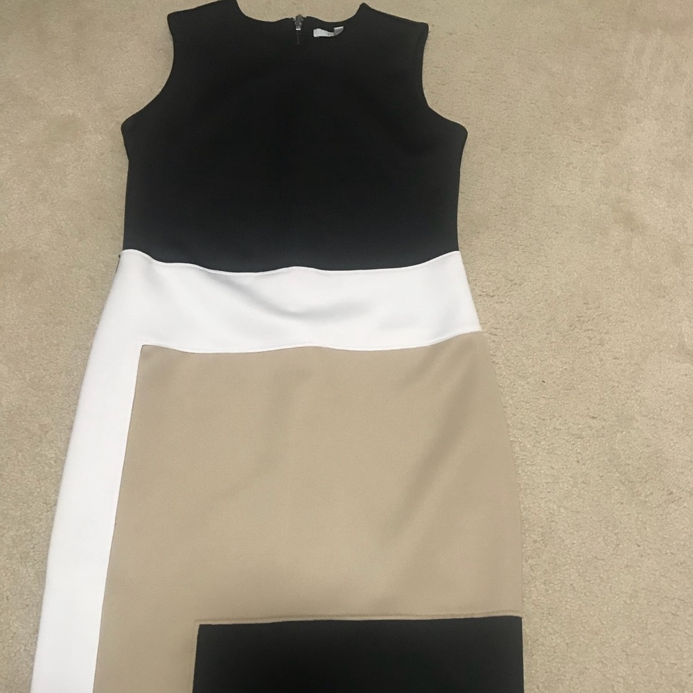 Ladies color block dress
